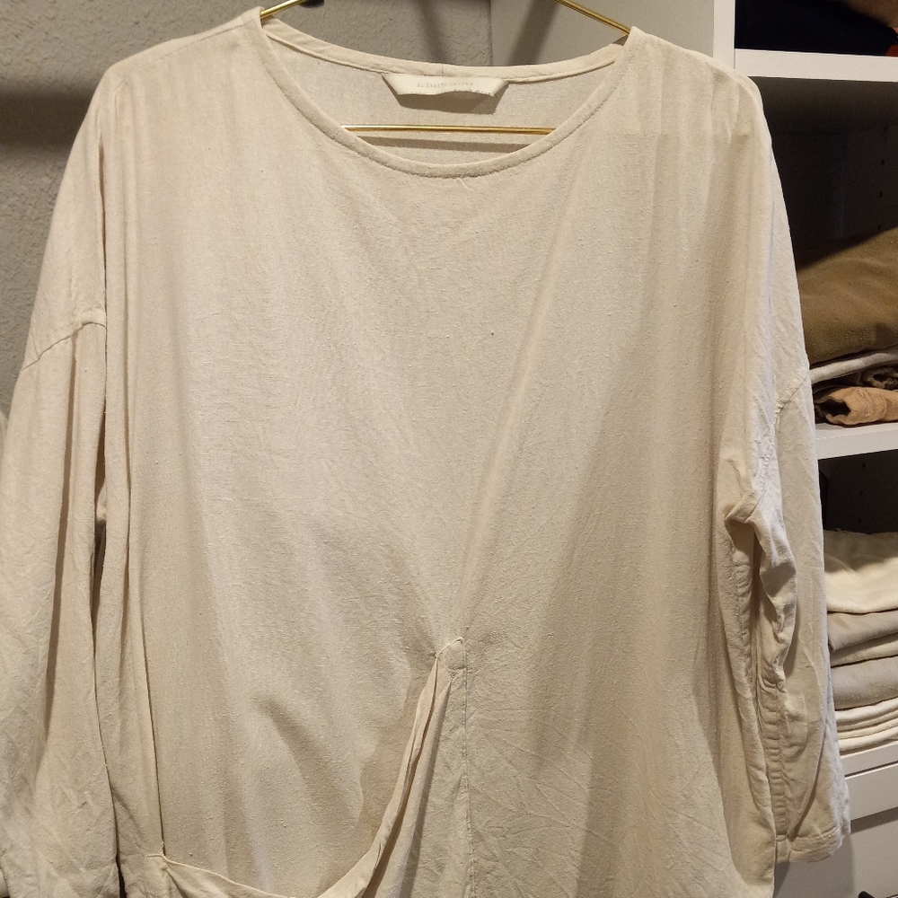 Elizabeth Suzann Harper tunic silk noil - Picture 3 of 4